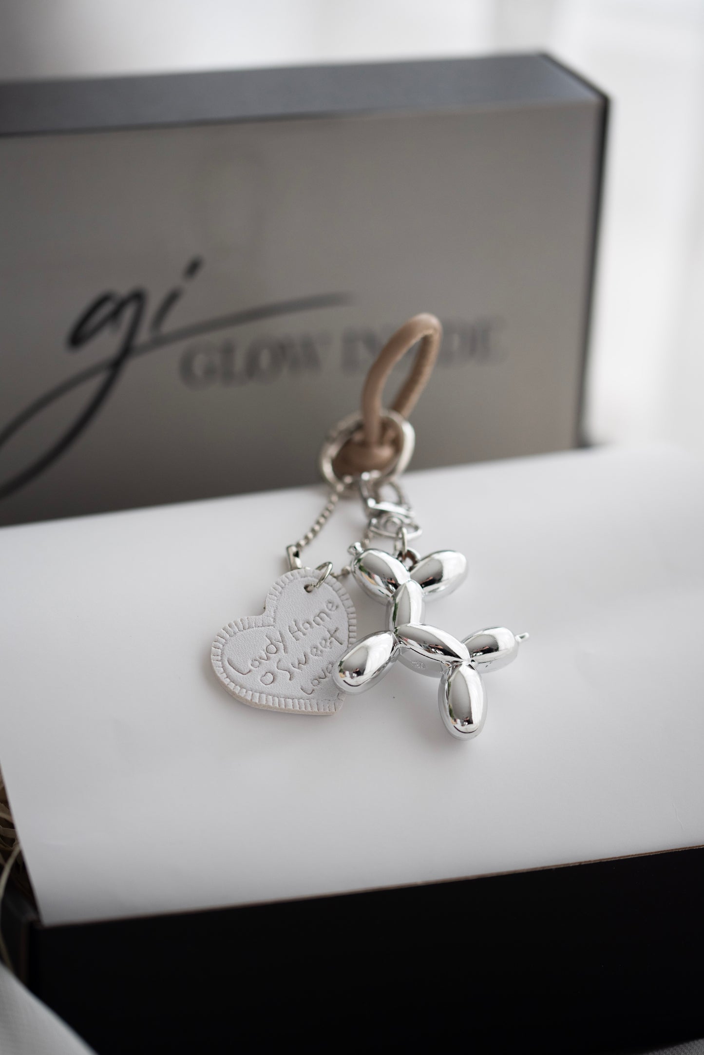 Taschenanhänger Heart Balloon Dog