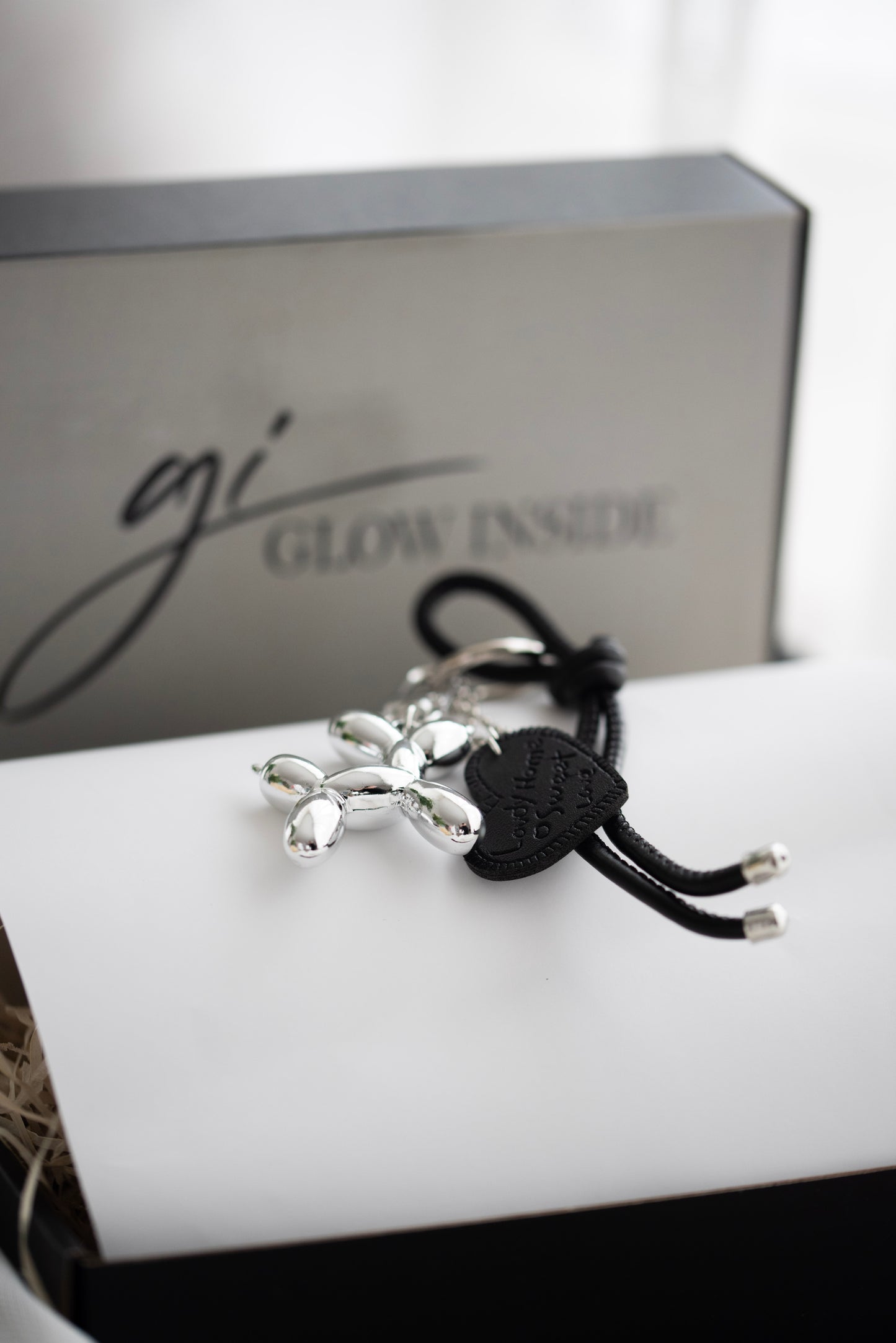 Taschenanhänger Heart Balloon Dog