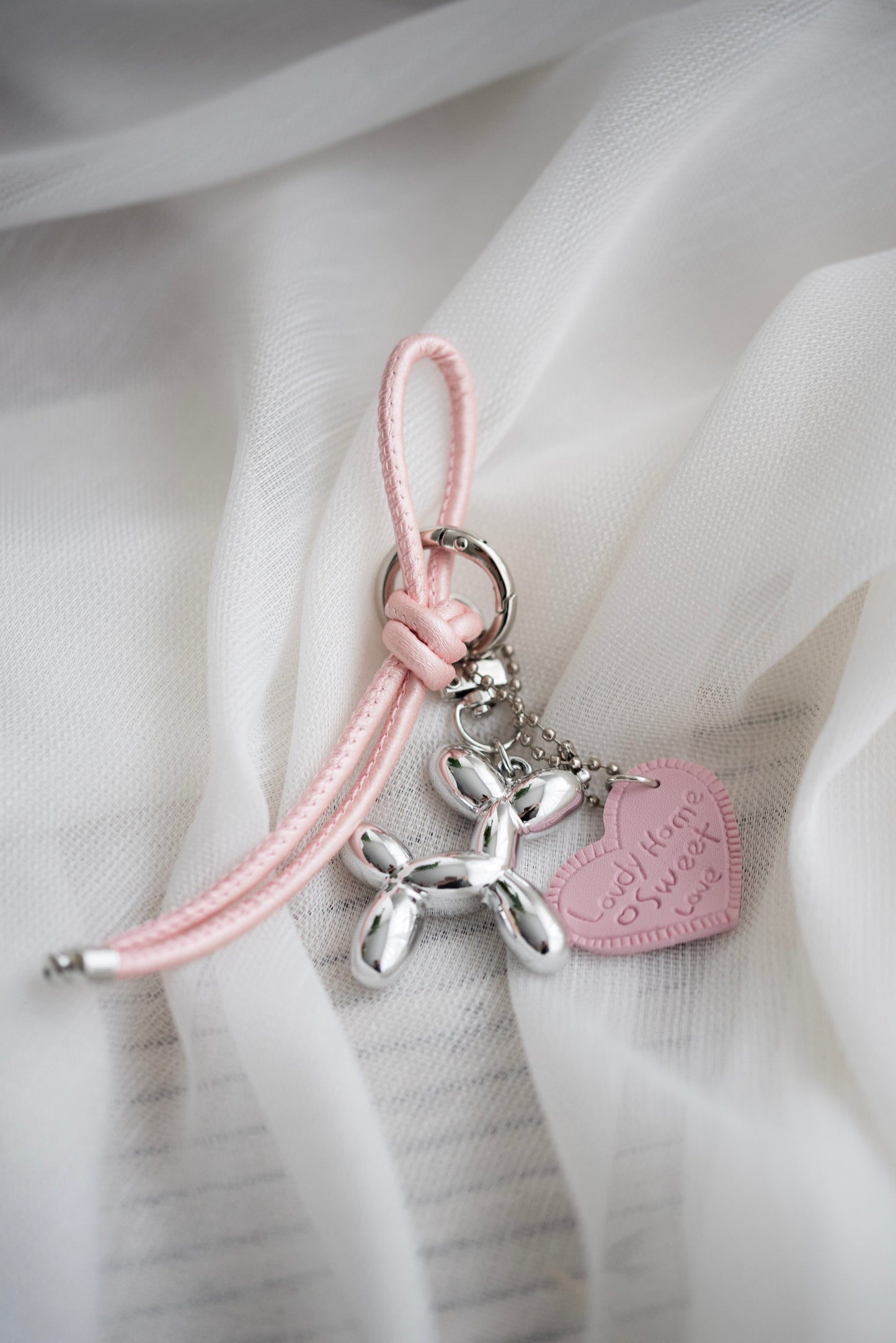 Taschenanhänger Heart Balloon Dog