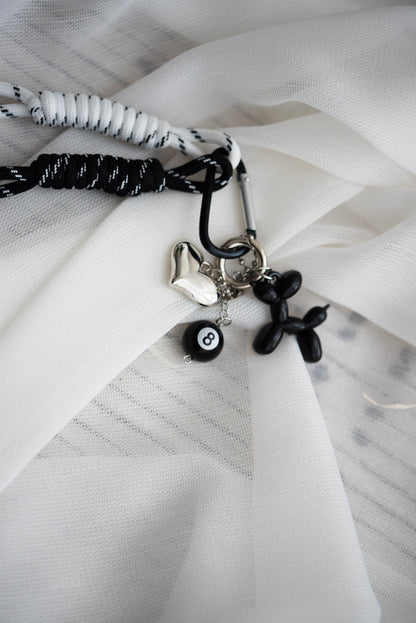 Taschenanhänger Black Balloon Dog